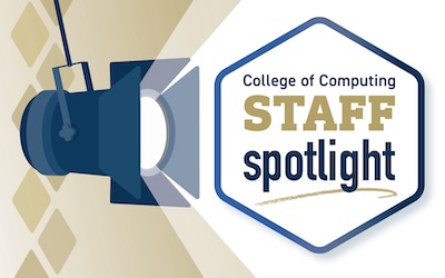 Georgia Tech College of Computing staff_spotlight graphic