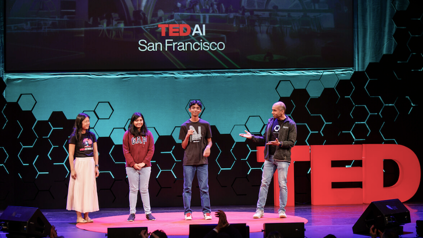 App created by OMSCS alum and his family won 2nd place at 2024 TED AI in San Francisco 