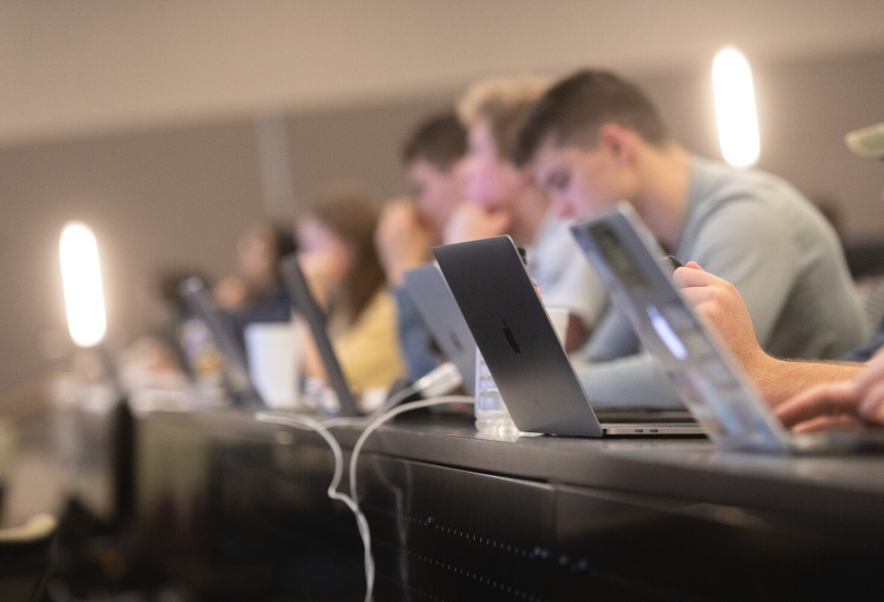 students in class